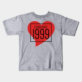 Established 1999- year of birth Kids T-Shirt